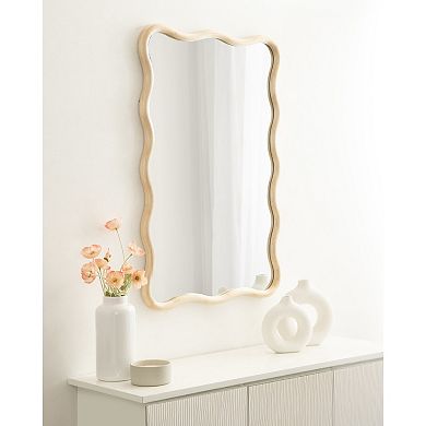 Talma Scalloped Rectangle Wall Mirror