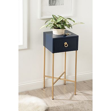 Decklyn Glam Tea Table 12x12x30