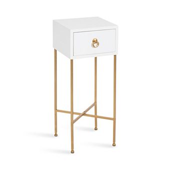 Decklyn Glam Tea Table 12x12x30