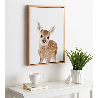 Sylvie Animal Studio Deer Framed Canvas by Amy Peterson Art Studio