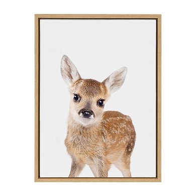 Sylvie Animal Studio Deer Framed Canvas by Amy Peterson Art Studio