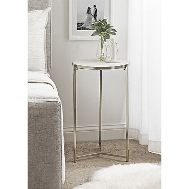 Aguilar Glam Side Table 15x15x24