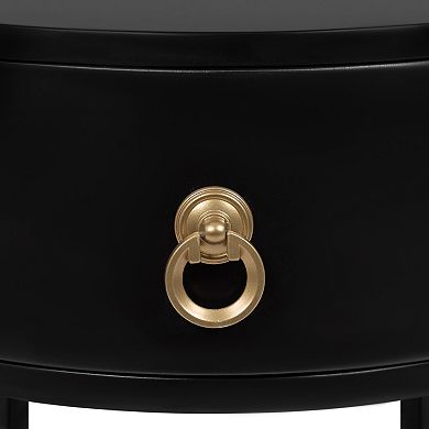 Decklyn Glam Round Side Table 14x14x24
