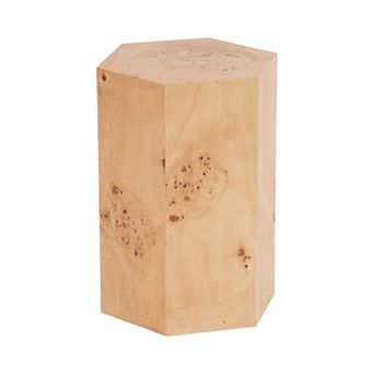 Berkett Hexagon Side Table 14x12x19