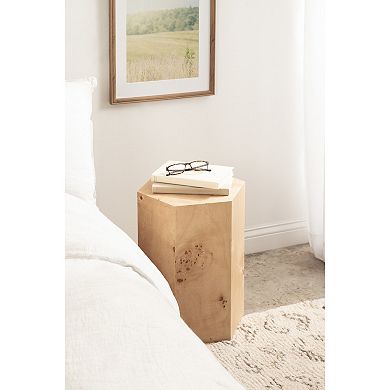 Berkett Hexagon Side Table 14x12x19
