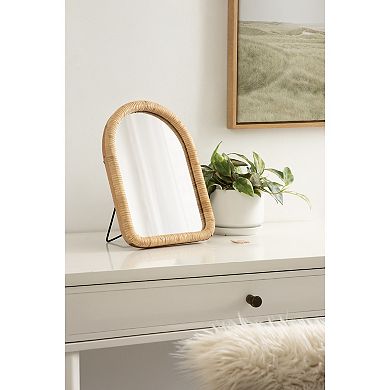 Rahfy Rattan Tabletop Mirror