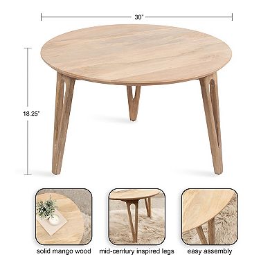 Kershaw Round Coffee Table 30x30x19