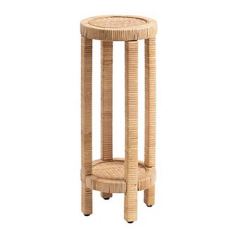 Rafina Rattan Drink Table 9x9x22