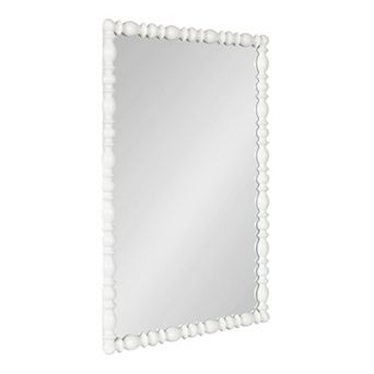 Prindle Turned Wood Rectangle Mirror