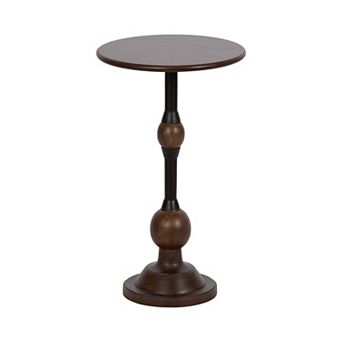 Rawlings Wood and Metal Side Table 14x14x24