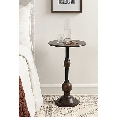 Rawlings Wood and Metal Side Table 14x14x24