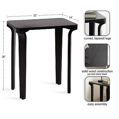 Escalon Wood Side Table 22x14x26