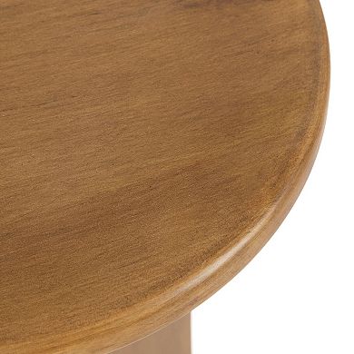 Sora Round Wood Drink Table 12x12x22
