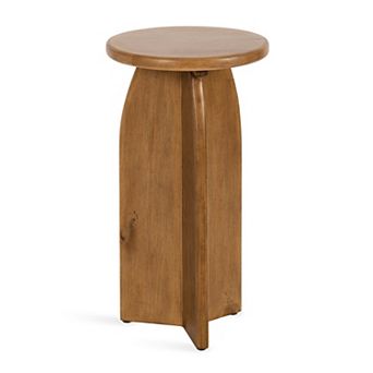 Sora Round Wood Drink Table 12x12x22
