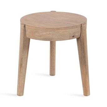 Vola Wood Side Table 17x17x18