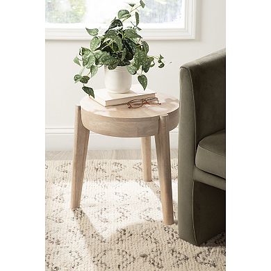 Vola Wood Side Table 17x17x18