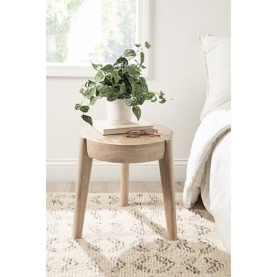 Vola Wood Side Table 17x17x18
