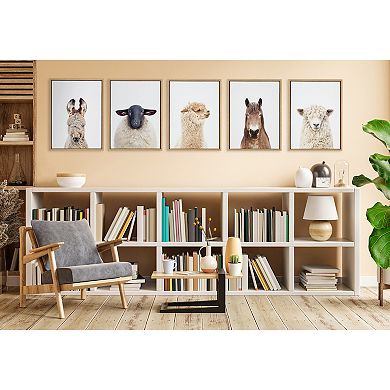 Sylvie Meadow Horse Portrait Framed Canvas by Amy Peterson Art Studio
