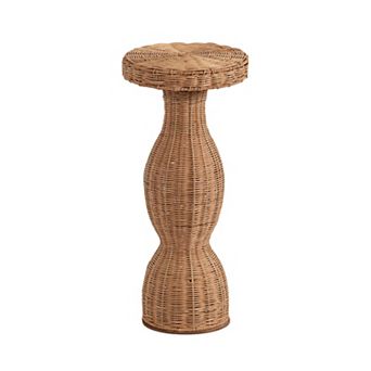 Sula Rattan Drink Table 10x10x22