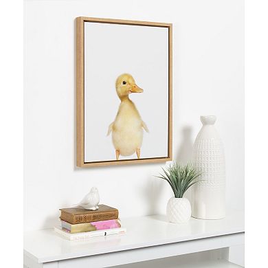 Sylvie Animal Studio Duck Framed Canvas by Amy Peterson Art Studio