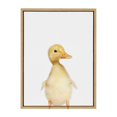 Sylvie Animal Studio Duck Framed Canvas by Amy Peterson Art Studio