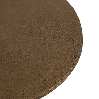 Henshall Metal Round Side Table 12x12x24