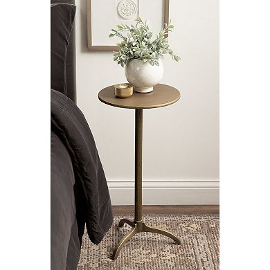 Henshall Metal Round Side Table 12x12x24