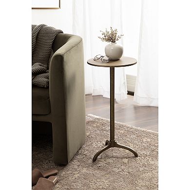 Henshall Metal Round Side Table 12x12x24