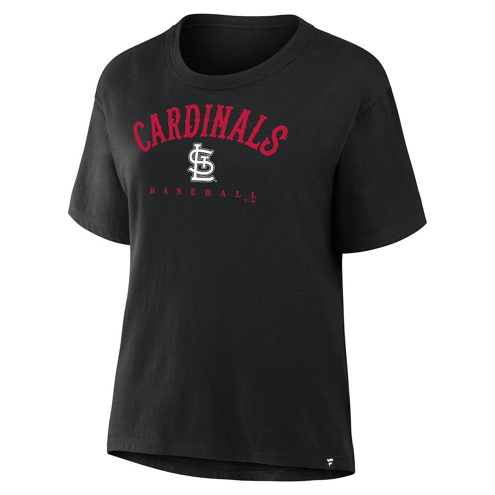 Plus Size St. Louis Cardinals Block Logo Scoop Neck Graphic Tee