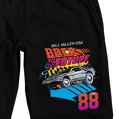 Men's Back To The Future Pajama Shorts