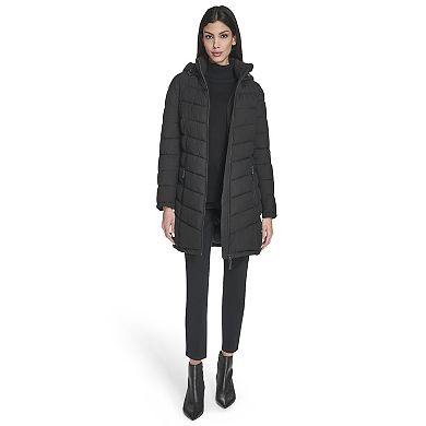 Women's Andrew Marc Marc New York Belted Puffer Coat