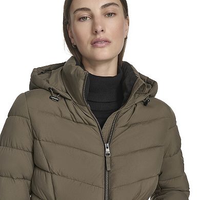 Women's Andrew Marc Marc New York Belted Puffer Coat
