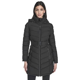 Women's Andrew Marc Marc New York Belted Puffer Coat