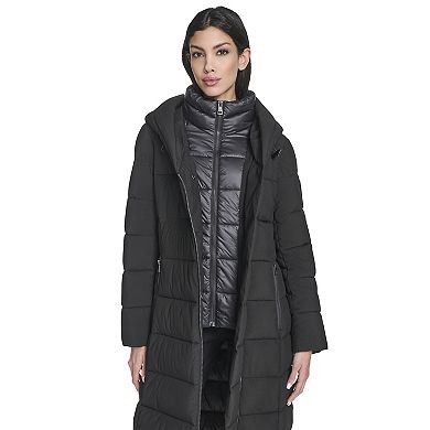Women's Andrew Marc Maxi Puffer Coat
