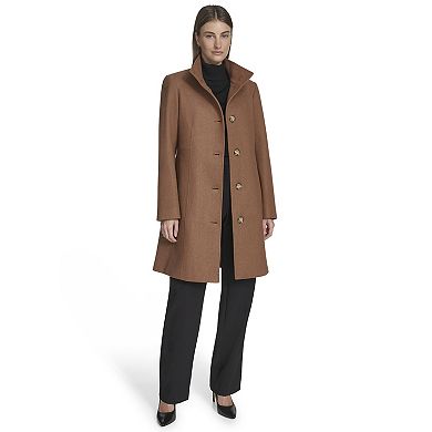 Women's Andrew Marc Marc New York Button-Up Long Coat