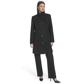 Women's Andrew Marc Marc New York Button-Up Long Coat