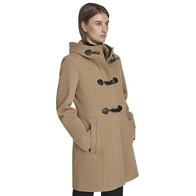 Women's Andrew Marc Faux Wool Toggle Coat