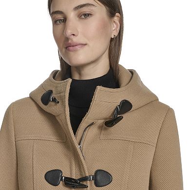 Women's Andrew Marc Faux Wool Toggle Coat
