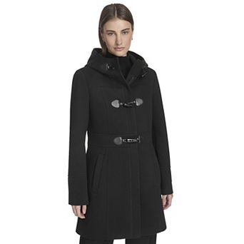 Women's Andrew Marc Marc New York Faux Wool Toggle Coat