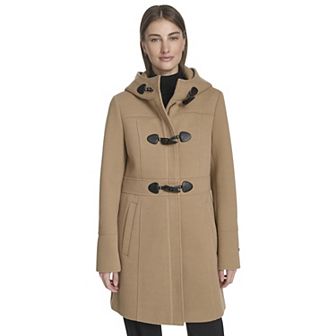 Women's Andrew Marc Faux Wool Toggle Coat