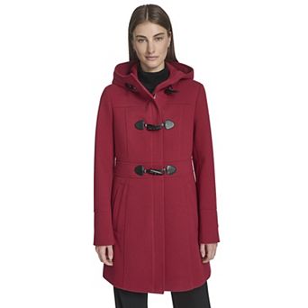 Women's Andrew Marc Marc New York Faux Wool Toggle Coat