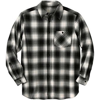KingSize Men's Big & Tall Stretch Flannel Shirt