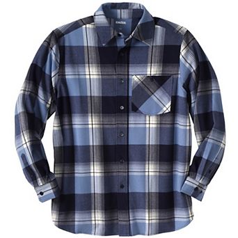 KingSize Men's Big & Tall Stretch Flannel Shirt