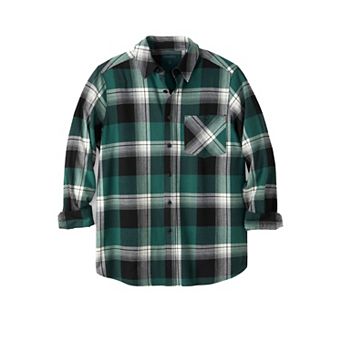 KingSize Men's Big & Tall Stretch Flannel Shirt