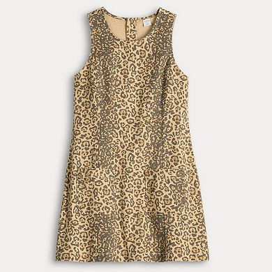 Juniors' Tinseltown Patch Pocket Shift Dress