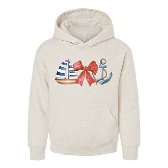 The Juniper Shop Coquette Ship Anchor Youth Hoodie