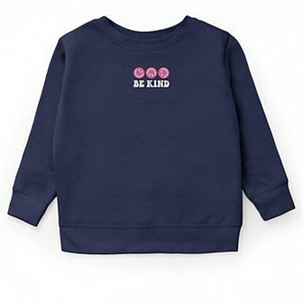 The Juniper Shop Embroidered Be Kind Turning Smiles Youth Sweatshirt