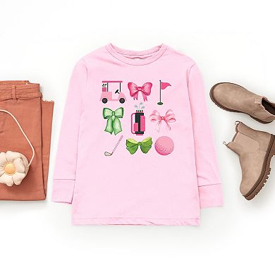 Golf Icons Coquette - Kids Youth Long Sleeve Tee