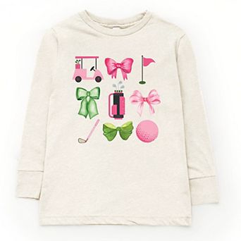 Golf Icons Coquette - Kids Youth Long Sleeve Tee