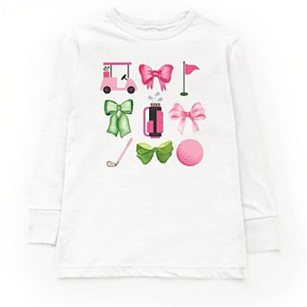Golf Icons Coquette - Kids Youth Long Sleeve Tee